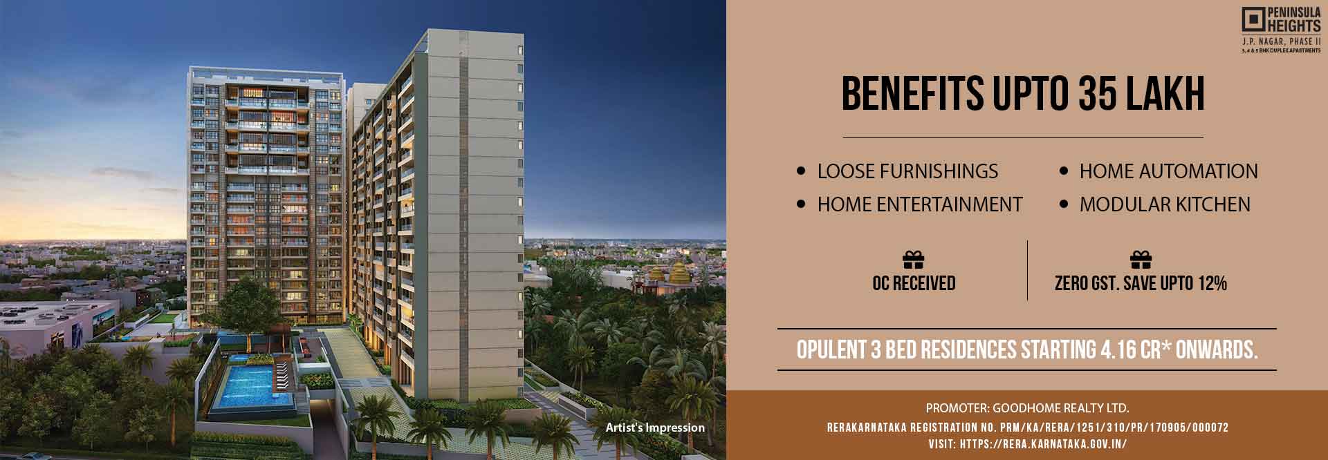 Peninsula Land Limited Mumbai Real Estate Company Luxury Projects